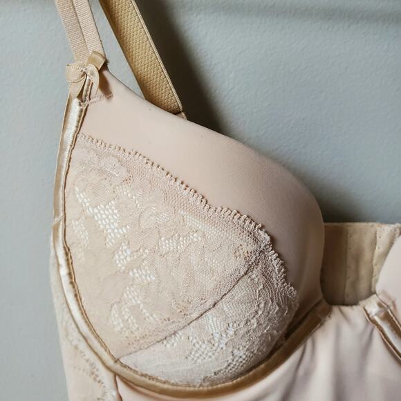 Maidenform Shapewear Firm Control Bra Slip Fajas Cool Comfort Anti-Static DM1032 - Picture 3 of 13